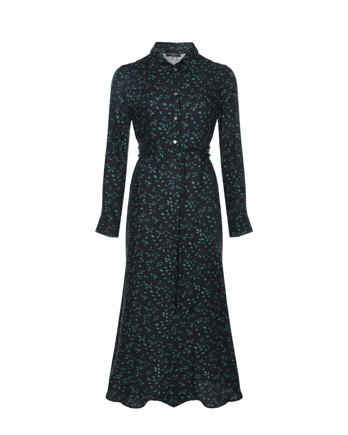 Платье ANNE MAXI на пуговицах с растительным принтом Pietro Brunelli