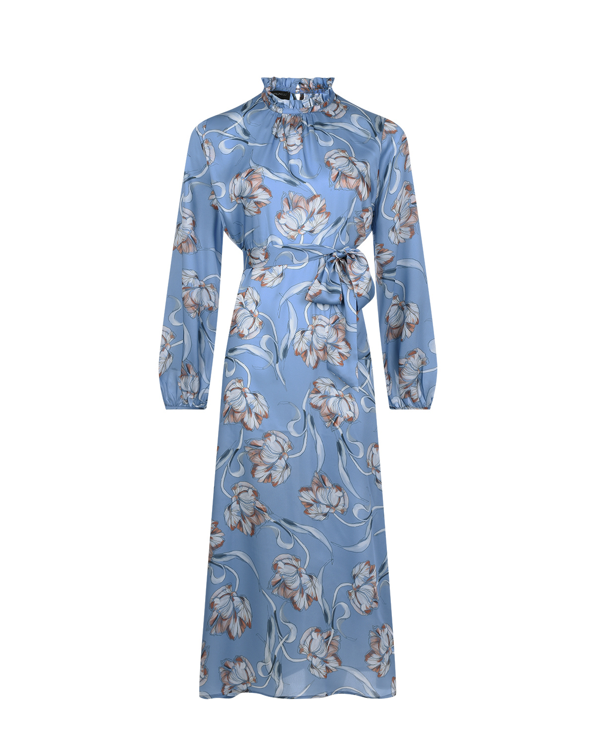 Голубое платье Kate с цветочным принтом Pietro Brunelli